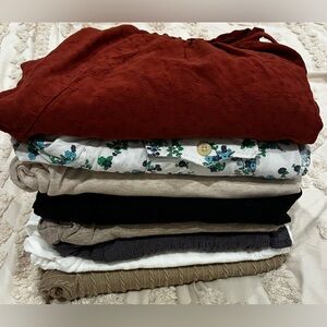 Women’s Lot Grab Bag Size Large Long Sleeve Tops Preowned (8)